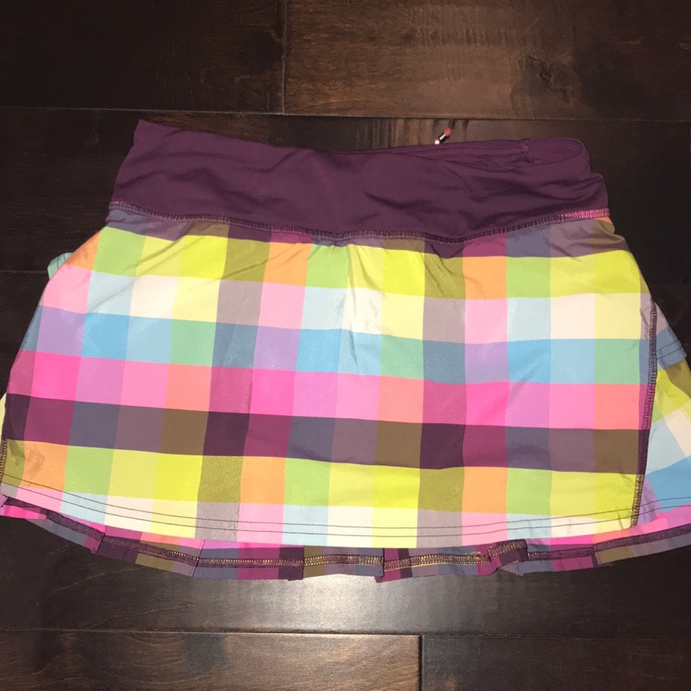 Lululemon pace setter tennis/golf skirt